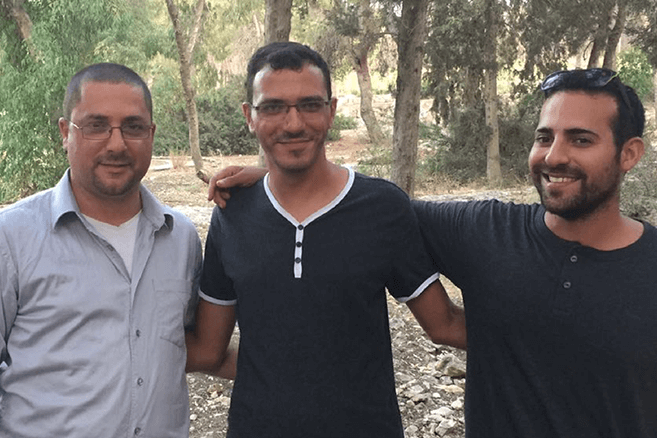 נציגי הסתדרות לאומית עם נציב ועד עובדי האבטחים